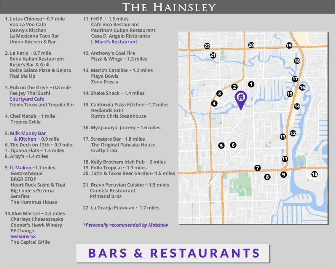 Hainsley Apartments - Walk To Wilton Drive 劳德代尔堡 外观 照片